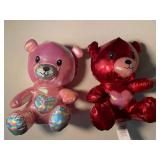 NH 3 - Metallic Plush Bears (Lot of 2)