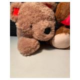 NC 1 - Plush Teddy Bear Pair (Lot of 2)