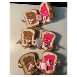 NH 2 - Pb&j Decor Plush Pair Set (Lot of 4)