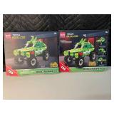 MN 3 - Block Tech Builds Dino Crusher 136 Pieces (Lot of 2)
