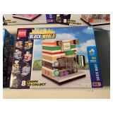NV 4 - Block Tech Block World Shop Building Sets (Lot of 5)