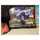 D1 - Hot Wheels, Car Tuned & Dino Age Toy Vehicle Lot of 4