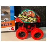 D1 - Hot Wheels, Car Tuned & Dino Age Toy Vehicle Lot of 4