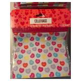 NC 3 - Valentine Party Supplies Assortment - Cello Bags & Napkins
