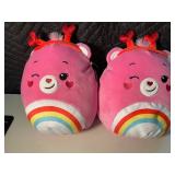 A1 - Squishmallows Care Bears Cheer Bear Plush Pair (Lot of 2)