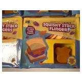C2 - Crazy Fun Squishy Stack Flingers Peanut Butter & Jelly Sensory Toys (Lot of 6)