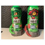 MN 1 - Zuru Robo Alive Dino Dna Slime Capsules (Lot of 2)