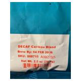 Caribou Coffee Decaf Blend 2.5 Oz (Lot of 6)