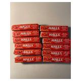 Halls Strawberry Cough Drops 9ct (Lot of 12)