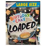 General Mills Birthday Cake Loaded Cereal - 4 X Large Size 13 oz