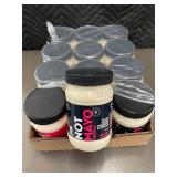 Case of 12 Not Mayo Original Plant-Based Spread, 15oz Jars (Best by Nov 2024)