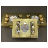 Ferrero Rocher Fine Hazelnut Chocolates 3-Pack Gift Box - 5.3 oz Each