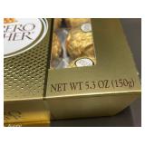 Ferrero Rocher Fine Hazelnut Chocolates 3-Pack Gift Box - 5.3 oz Each
