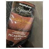 I - Smithfield Spirals Spiral-Sliced Smoked Ham with Pecan Praline Glaze - approx 8 lbs
