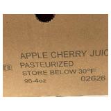 M - CitrusSun Apple Cherry Juice Pasteurized - 96x4 oz Cups