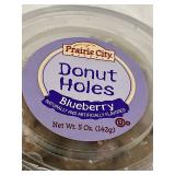 B - Prairie City Blueberry Donut Holes 5 Oz (Lot of 6)