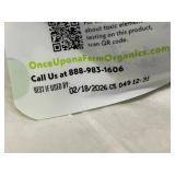 G - Once Upon a Farm Organic Meal Starters Peas Pass the Greens (8 x 3.5 oz Pouches)