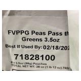 G - Once Upon a Farm Organic Meal Starters Peas Pass the Greens (8 x 3.5 oz Pouches)