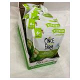 G - Once Upon a Farm Organic Meal Starters Peas Pass the Greens (8 x 3.5 oz Pouches)