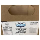 D - Daily Choice Fully Cooked Chicken Wing Sections - 5 LBS, Keep Frozen