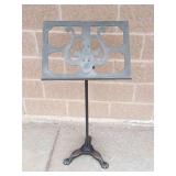 Antique French Wrought Iron Music Stand