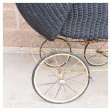 Heywood-Wakefield Antique Wicker Doll Buggy