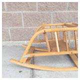 Vintage Happy Land Playthings Wooden Child