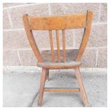 Vintage Wooden Child