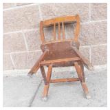 Vintage Wooden Child