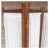 Vintage 4-panel Folding Privacy Screen