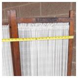 Vintage 4-panel Folding Privacy Screen