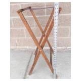 Vintage Foldable Hardwood Butler