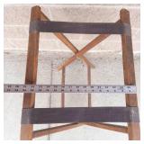 Vintage Foldable Hardwood Butler