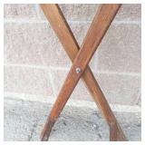 Vintage Foldable Hardwood Butler