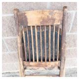 Vintage Folding Wooden Chair