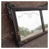 Nurre Mirrors Ornate Three-Panel Wall Mirror