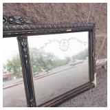 Nurre Mirrors Ornate Three-Panel Wall Mirror