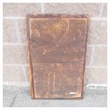 Wood-Framed Wall Mirror