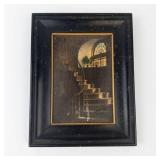 Eugene Delacroix Signed Old Stairway, Toulouse St. Framed Photograph