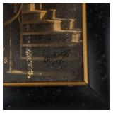 Eugene Delacroix Signed Old Stairway, Toulouse St. Framed Photograph