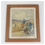 The New Farming in the Old World Framed Print