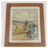 The New Farming in the Old World Framed Print