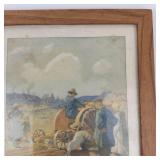 The New Farming in the Old World Framed Print