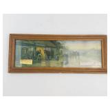 Vintage Village Blacksmith Framed Print a. Fox Philadelphia 1908