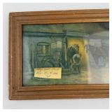 Vintage Village Blacksmith Framed Print a. Fox Philadelphia 1908