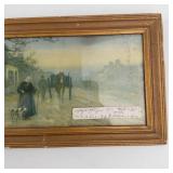 Vintage Village Blacksmith Framed Print a. Fox Philadelphia 1908