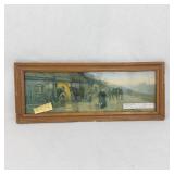 Vintage Village Blacksmith Framed Print a. Fox Philadelphia 1908