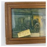 Vintage Village Blacksmith Framed Print a. Fox Philadelphia 1908
