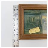 Vintage Village Blacksmith Framed Print a. Fox Philadelphia 1908