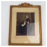 Ernst Oppler Portrt Nherin Framed Print
